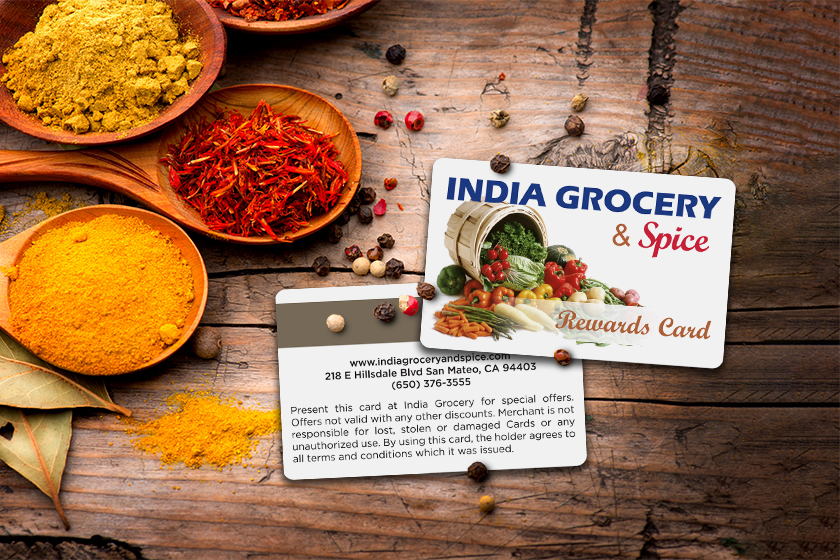 India Grocery & Spice Rewards Cards