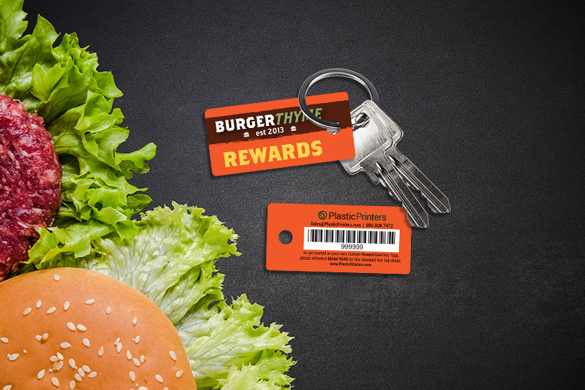 Burger Thyme Rewards Key Tags