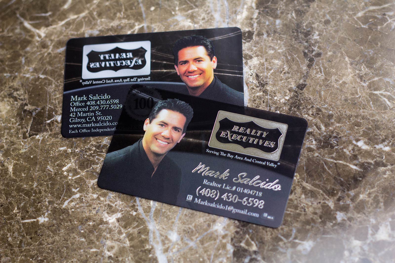 Mark Salcido Realty Executives Realtor Business Cards