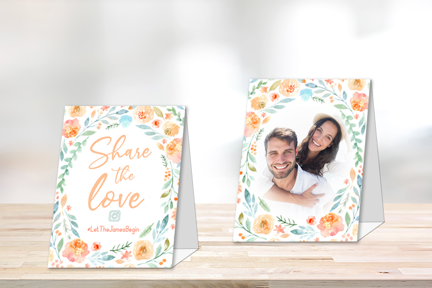 Wedding Hashtag Sign