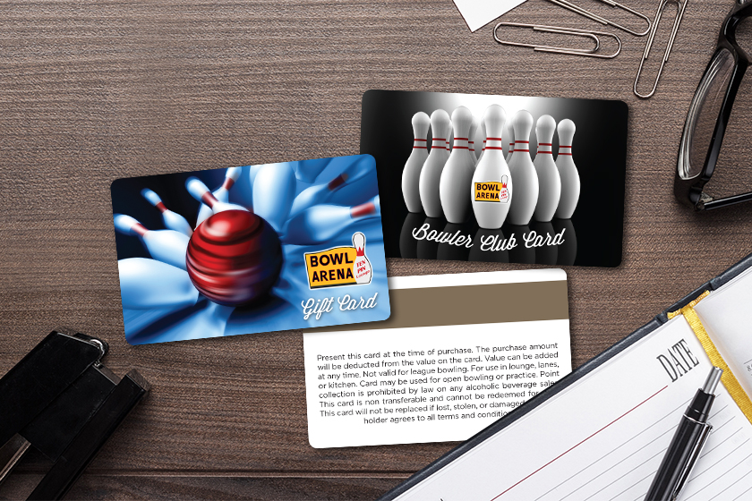 Bowl Arena Gift Cards and Club Cards