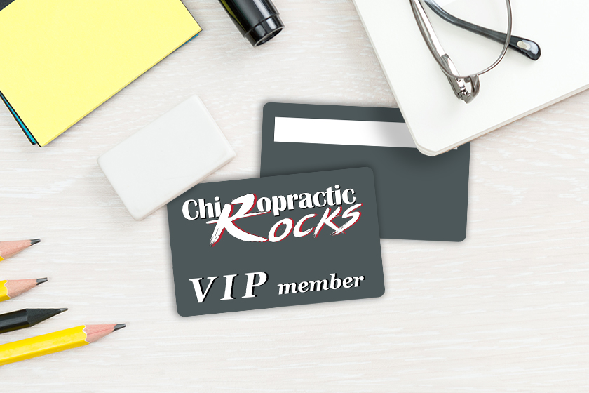 Chiropractic Rocks VIP Member Cards