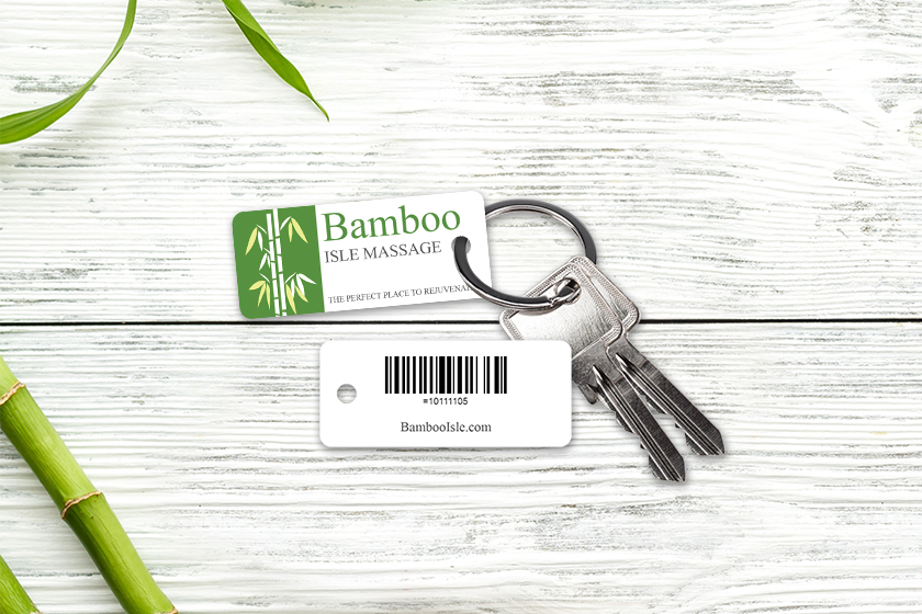 Bamboo Isle Massage Key Tags