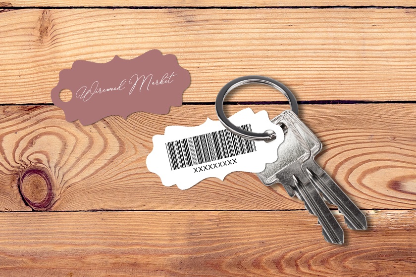 Wirewood Market VIP Key Tags