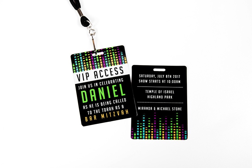 Daniel Bar Mitzvah VIP Access Badge