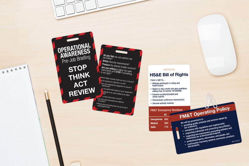 Safety Cards for Honeywell
