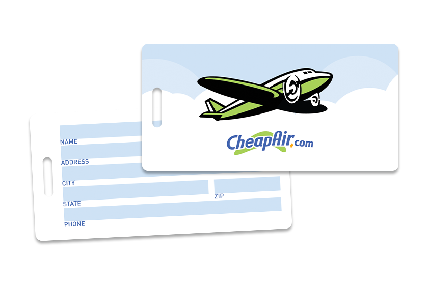 CheapAir.com Writable Luggage Tag