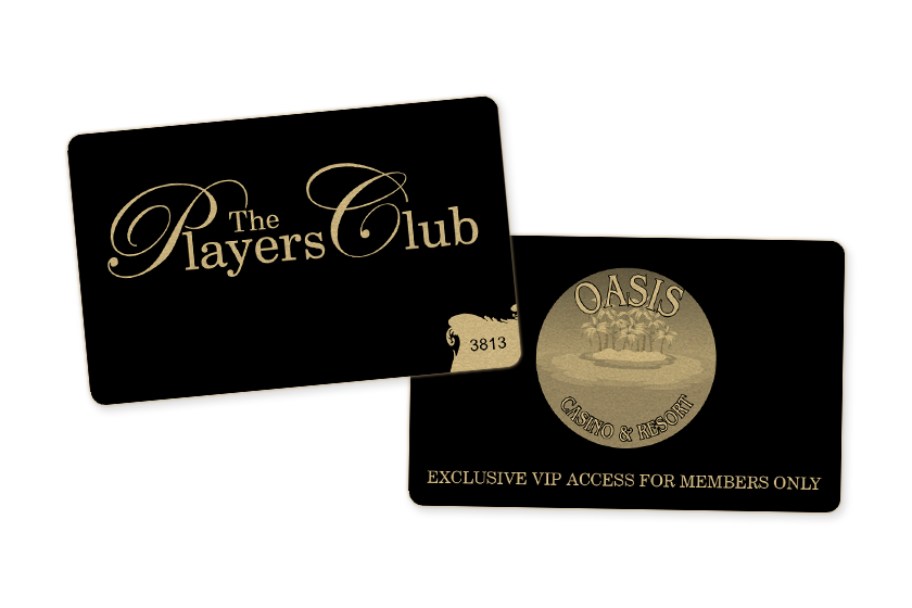 custom plastic vip cards for a casino VIP program