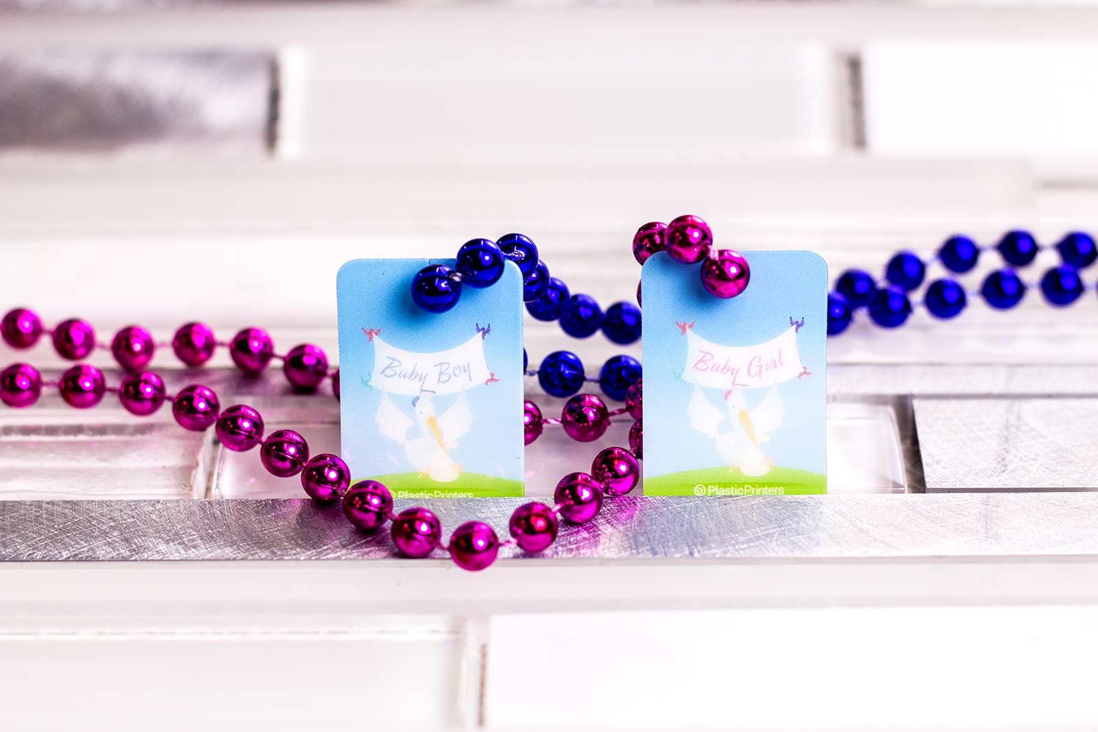 Baby Shower Necklace Tag