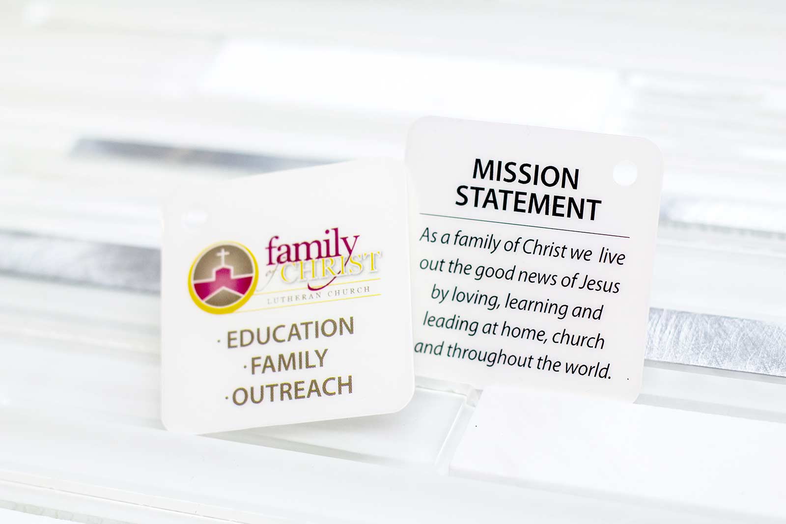 Family of Christ Lutheran Church Key Tags