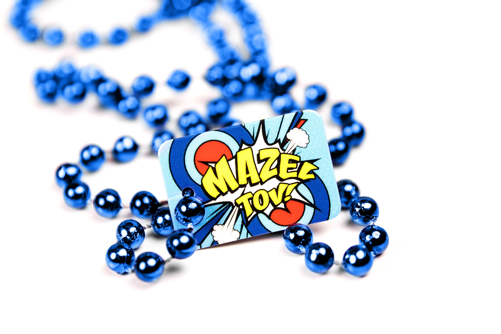 Mazel Tov Beaded Necklace Charm