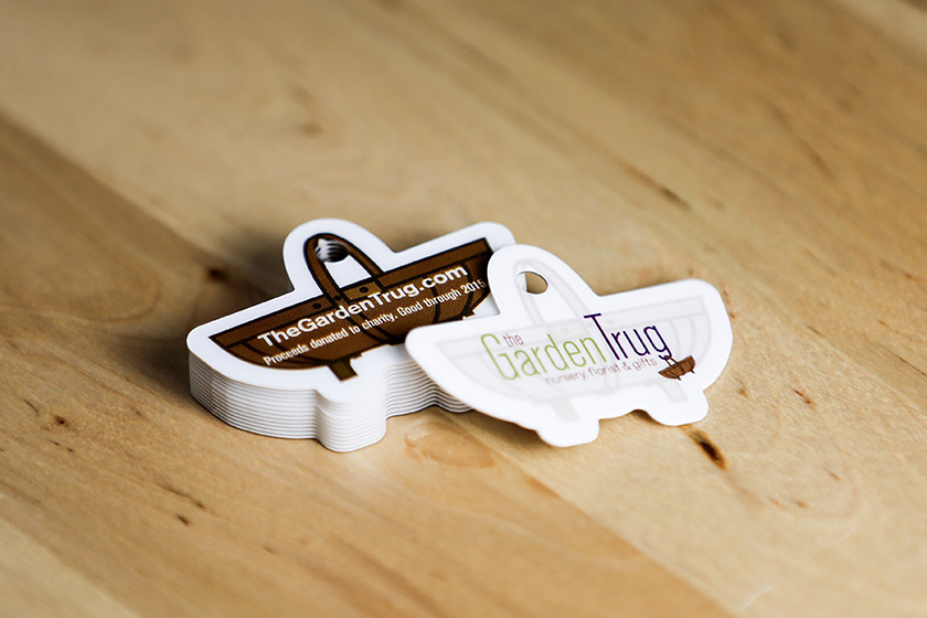 Garden Trug Shaped Key Tag