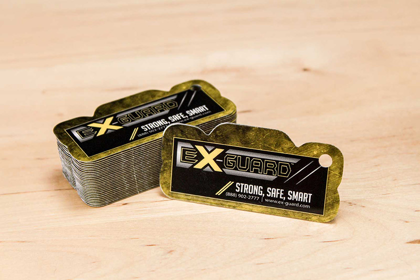 Custom Shaped Bumper Guard Key Tags