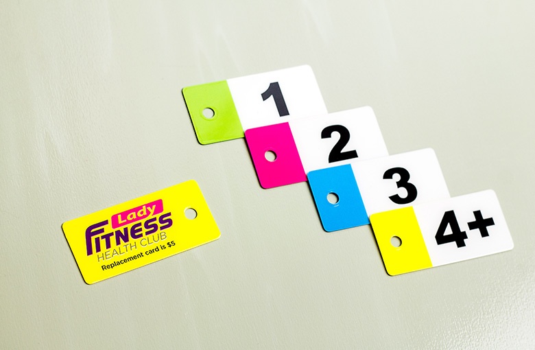 Custom Gym Key Tags