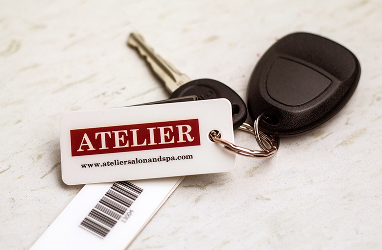 Salon Loyalty Key Tag