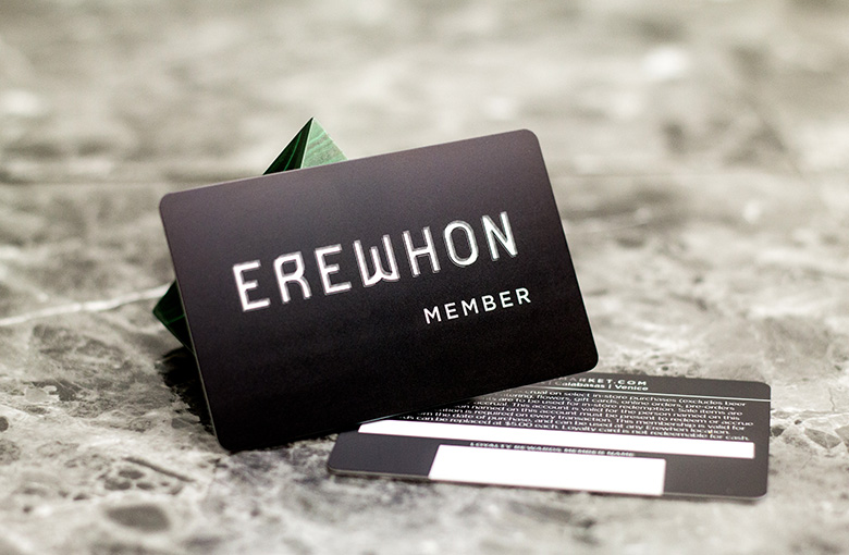 Black Faux Embossed Membership Card