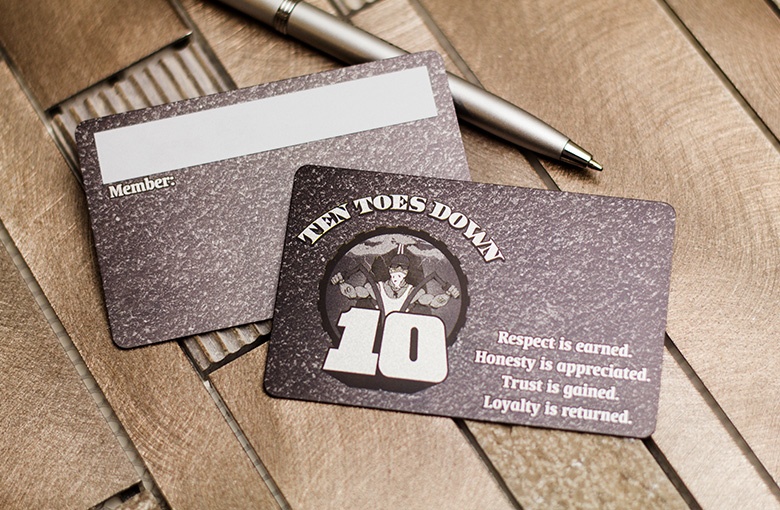 Writable Gym Membership Card