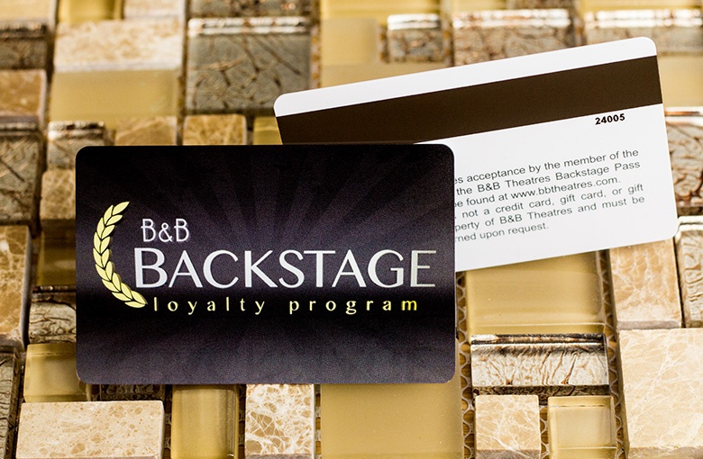 Movie Theatre Magnetic Stripe Loyalty Card