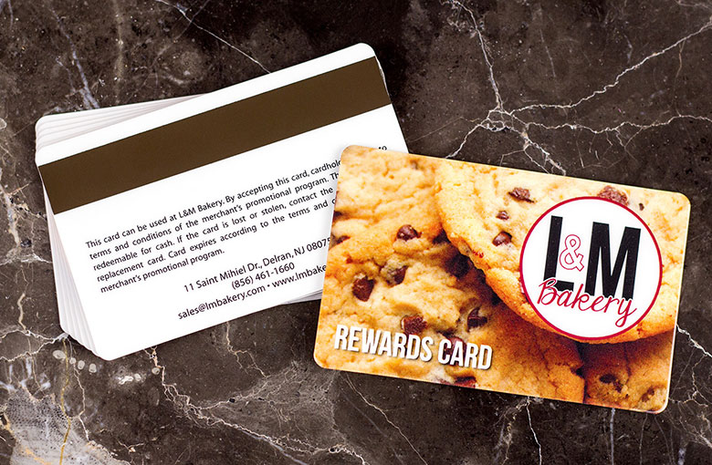L & M Bakery Rewards Cards