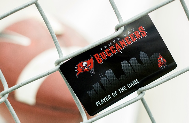 Player Of The Game Rewards Card