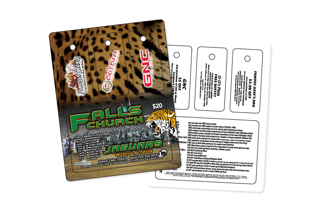 Custom Combo Card With Three Key Tags For Falls Church