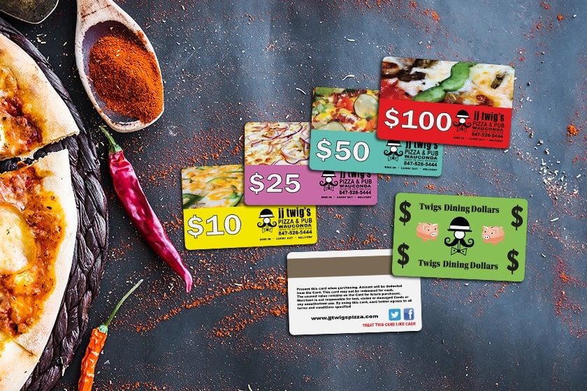 Pub Gift Card for Pizza Pub