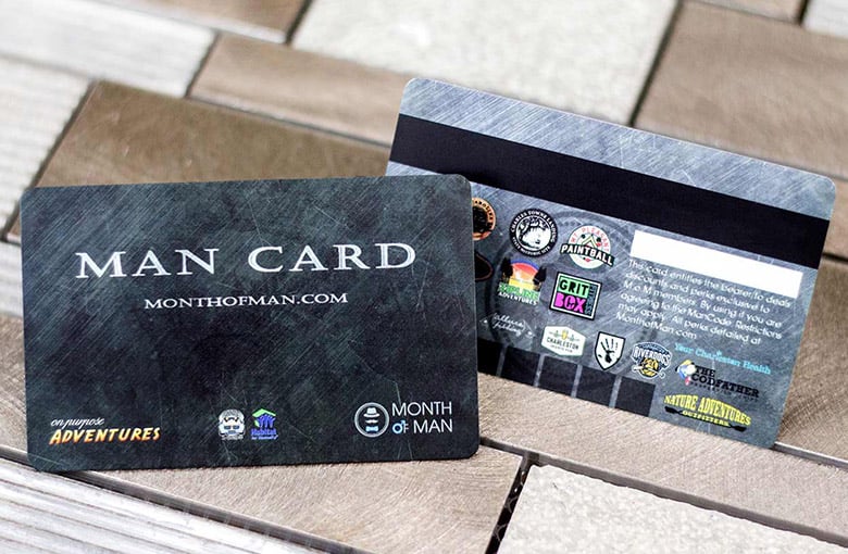 Man Of The Month Membership Card