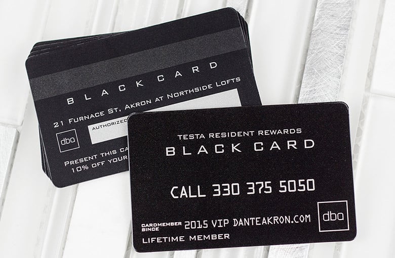 Faux Embossed Membership Cards