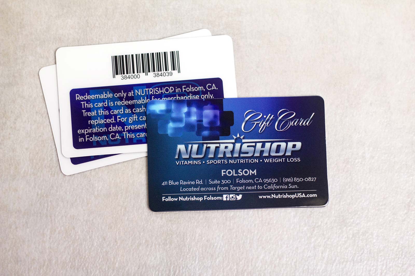 Nutrishop Gift Card