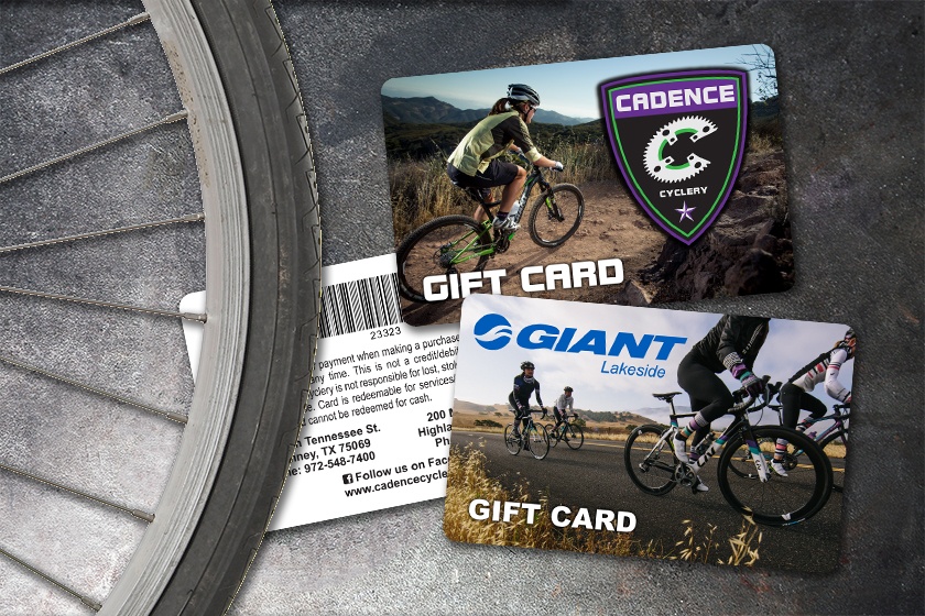 Cadence Cyclery & Giant Lakeside Gift Cards