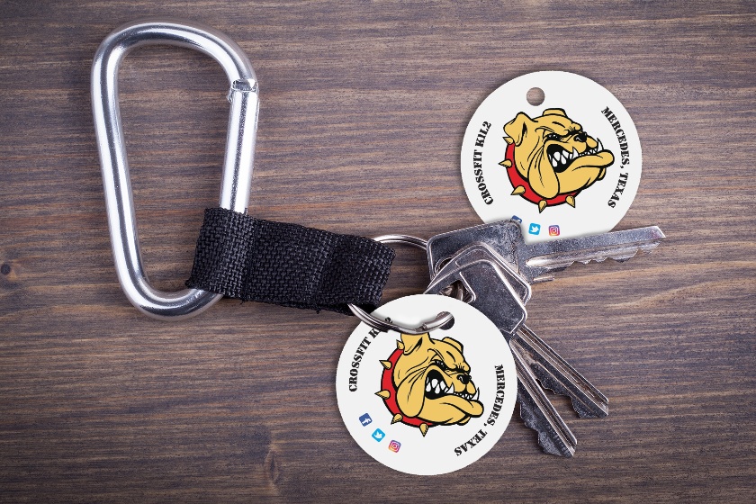 Promotional Key Tag for Crossfit