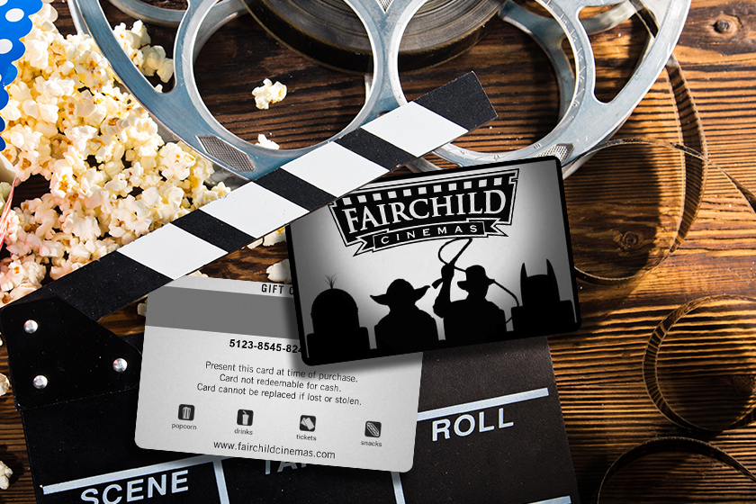 Cinema Gift Card with Magnetic Stripes